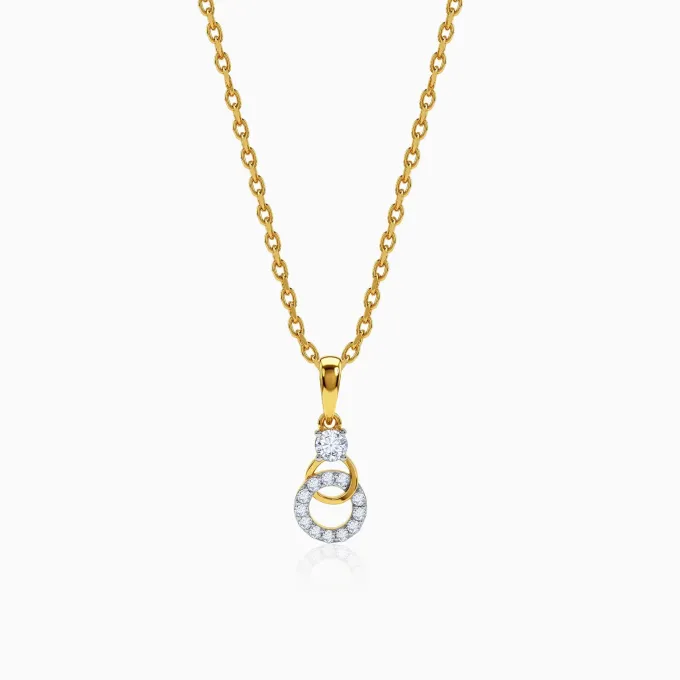 Gold Adalia Lab Grown Diamond Pendant