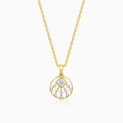 Gold Admiring Shine Lab Grown Diamond Pendant