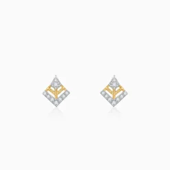 Gold Aero Kite Lab Grown Diamond Studs