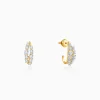 Gold and Bold Lab Grown Diamond Earrings