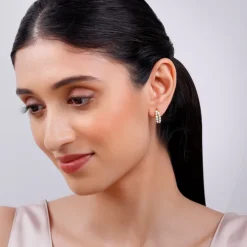 Gold and Bold Lab Grown Diamond Earrings