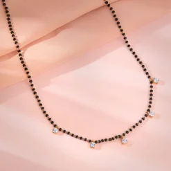 Gold Ankitha Lab Grown Diamond Mangalsutra