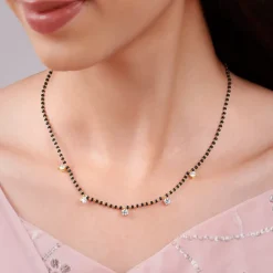 Gold Ankitha Lab Grown Diamond Mangalsutra
