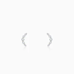 Gold Arc of Beauty Lab Grown Diamond Earrings
