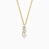 Gold Arohi Lab Grown Diamond Pendant