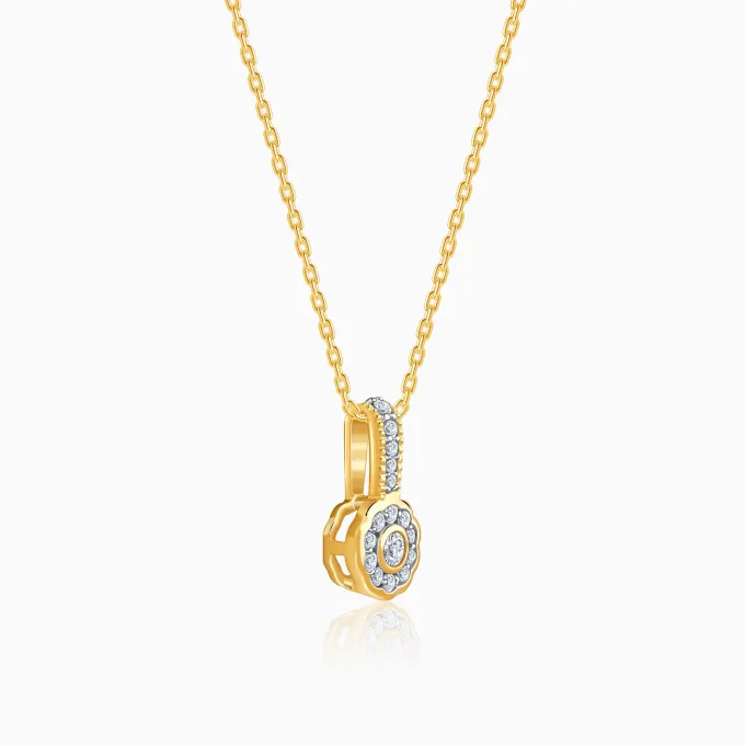 Gold Aurabelle Lab Grown Diamond Pendant