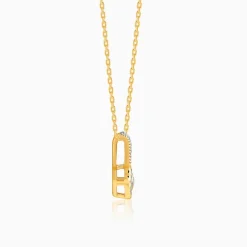 Gold Aurabelle Lab Grown Diamond Pendant