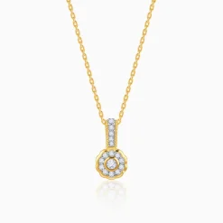 Gold Aurabelle Lab Grown Diamond Pendant
