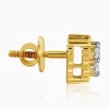 Gold Aurahart Lab Grown Diamond Earrings