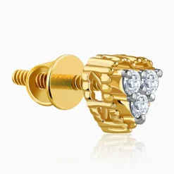 Gold Aurahart Lab Grown Diamond Earrings