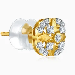Gold Auric Garden Lab Grown Diamond Earrings