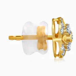 Gold Auric Garden Lab Grown Diamond Earrings