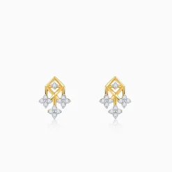 Gold Auric Lab Grown Diamond Earrings