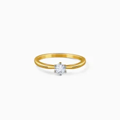 Gold Aurora Spark Lab Grown Diamond Ring (Size 12)
