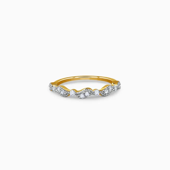 Gold Auryne Lab Grown Diamond Ring
