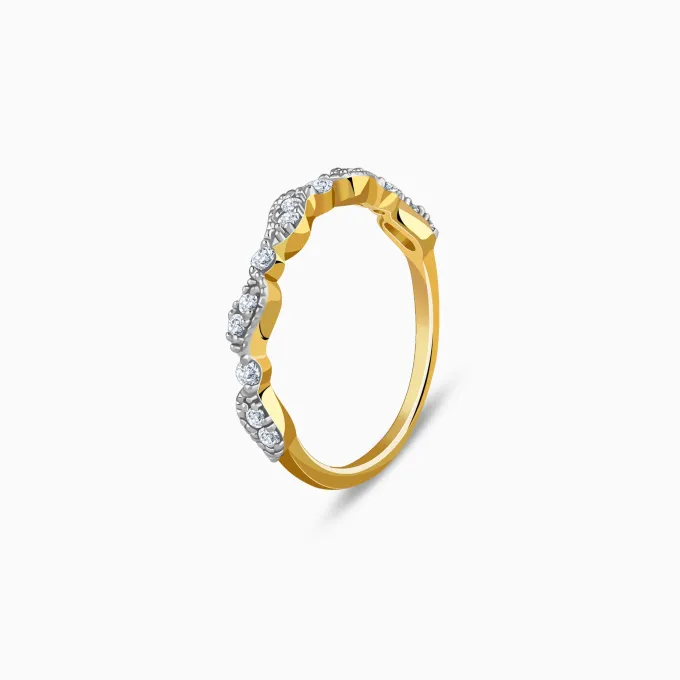 Gold Auryne Lab Grown Diamond Ring