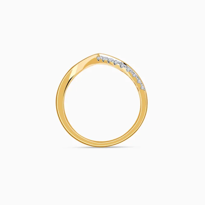 Gold Avira Lab Grown Diamond Ring