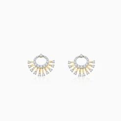 Gold Bella Aura Diamond Earrings