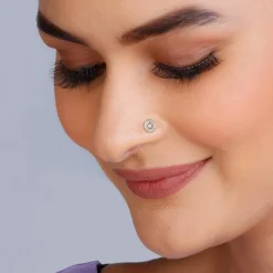 Gold Bliss Diamond Nose Pin