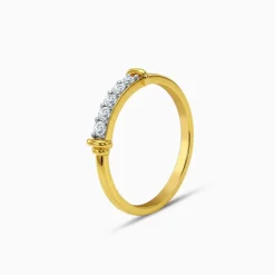 Gold Block Lab Grown Diamond Ring (Size 12)