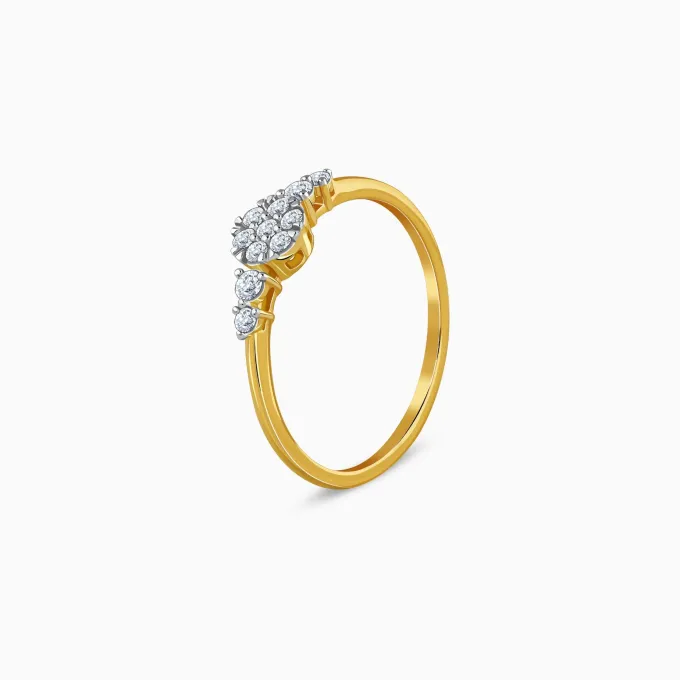 Gold Blossera Lab Grown Diamond Ring