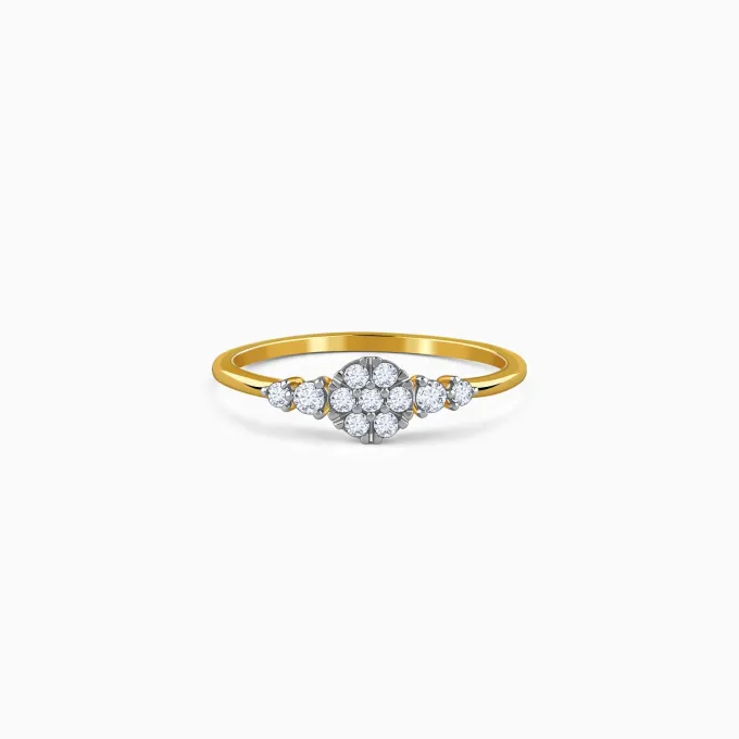 Gold Blossera Lab Grown Diamond Ring