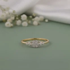 Gold Blossera Lab Grown Diamond Ring