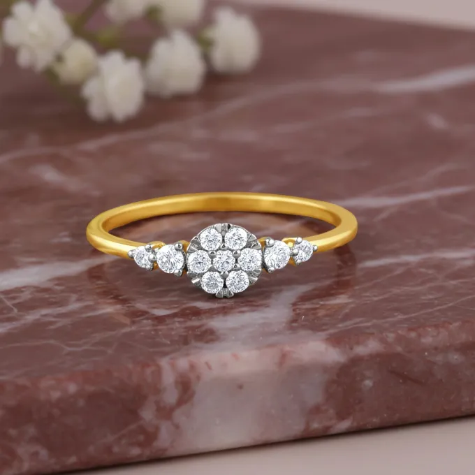 Gold Blossera Lab Grown Diamond Ring