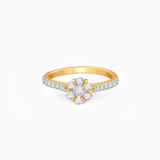 Gold Blossom Radiance Diamond Ring