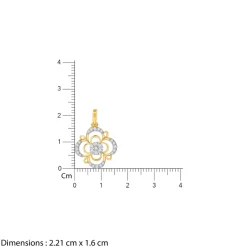 Gold Blossom Twist Lab Grown Diamond