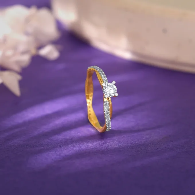 Gold Bold Beauty Diamond Ring