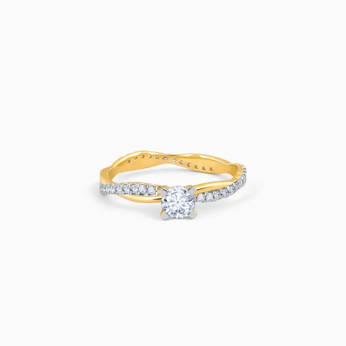Gold Bold Beauty Diamond Ring