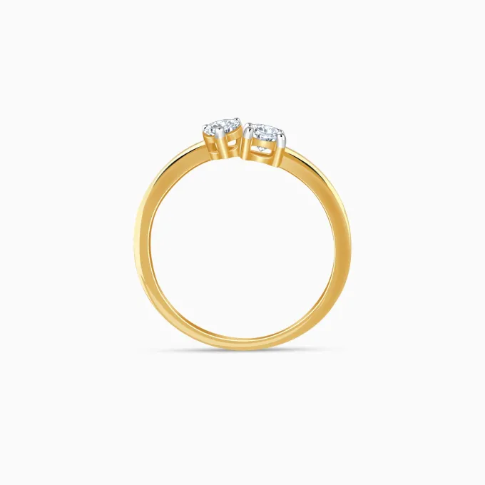 Gold Bonded Souls Lab Grown Diamond Ring