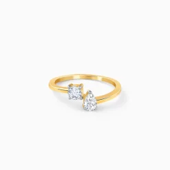 Gold Bonded Souls Lab Grown Diamond Ring