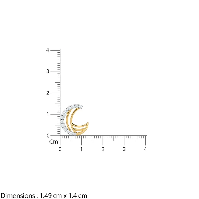 Gold Brigitte Lab Grown Diamond Earrings