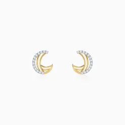 Gold Brigitte Lab Grown Diamond Earrings