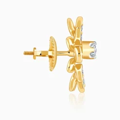 Gold Celeste Bloom Lab Grown Diamonds Earrings
