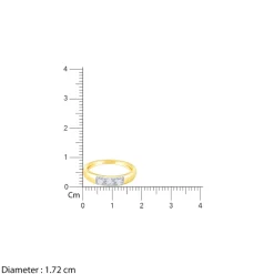 Gold Celestial Radiance Diamond Ring