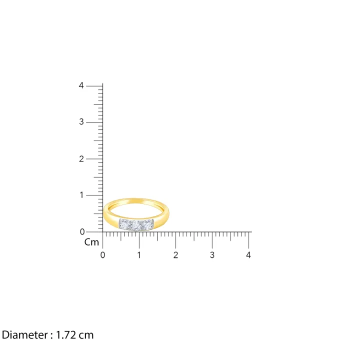 Gold Celestial Radiance Diamond Ring