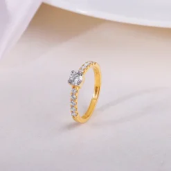 Gold Ceres Solitaire Lab Grown Diamond Ring