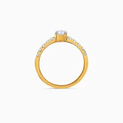 Gold Ceres Solitaire Lab Grown Diamond Ring