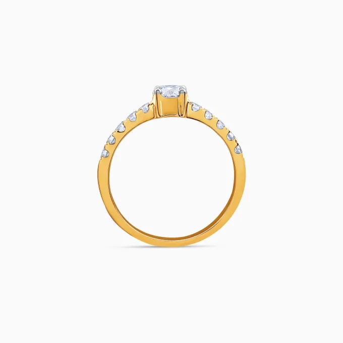 Gold Ceres Solitaire Lab Grown Diamond Ring