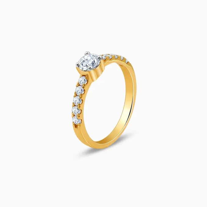 Gold Ceres Solitaire Lab Grown Diamond Ring