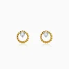 Gold Circling Lab Grown Diamond Studs