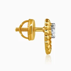 Gold Circling Lab Grown Diamond Studs