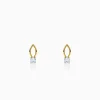 Gold Classic Drip Lab Grown Diamond Studs