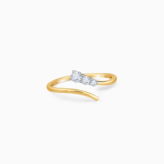 Gold Classic Line Lab Grown Diamond Ring