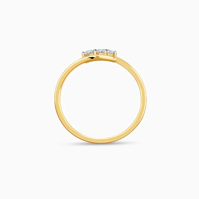 Gold Classic Line Lab Grown Diamond Ring