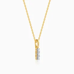 Gold Classic Line Lab Grown Diamond Pendant