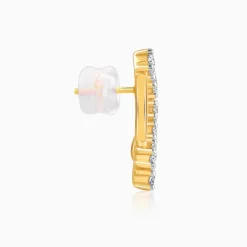 Gold Climber Lab Grown Diamond Studs